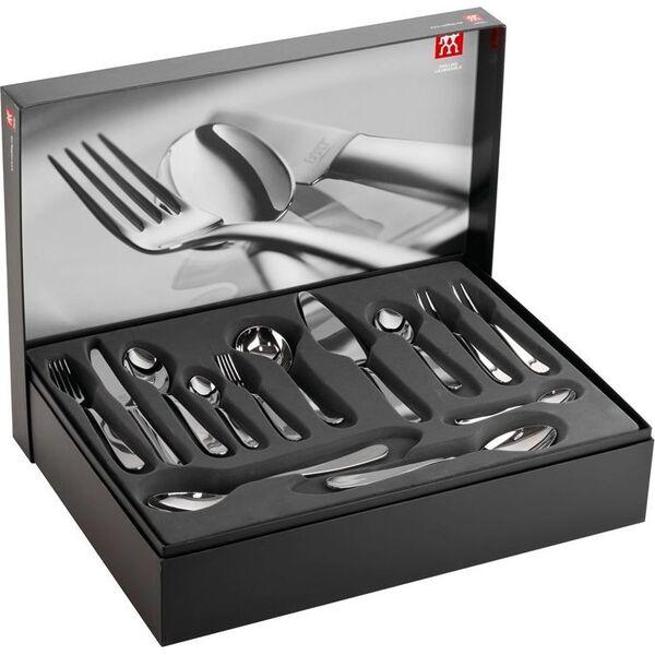 Zwilling 68-częściowy zestaw sztućców matowych Zwilling King