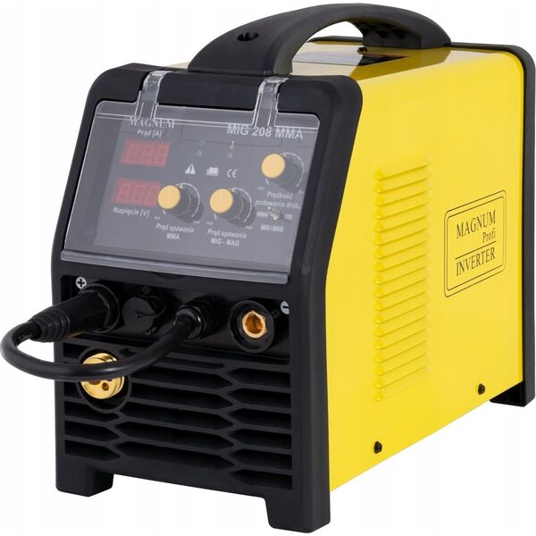Magnum SEMI-AUTOMATIC SPAW.INV. MIG-208 MMA 230V 200A/60%, MB15/3, MMAR, GP50, D100/D200