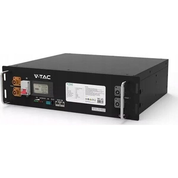 V-TAC Magazyn Bank Energii V-TAC VESTWOODS Powerbank RACK 100Ah 5,12kWh LiFePO4 VT-48100E-P2 10 Lat Gwarancji