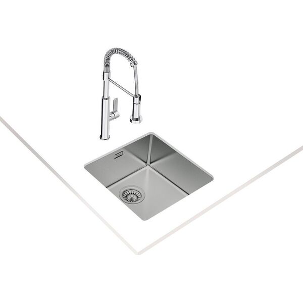 Zlewozmywak Teka Be Linea RS15 40.40 Stal polerowana (115000007)