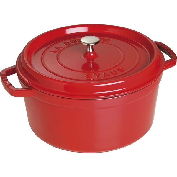 STAUB Garnek STAUB żeliwny okrągły 8.35 ltr czerwony uniwersalny