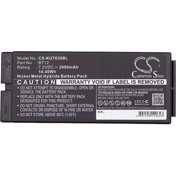Bateria do Danfos/ Ikusi BT12 7,2V 2000mAh NiMH