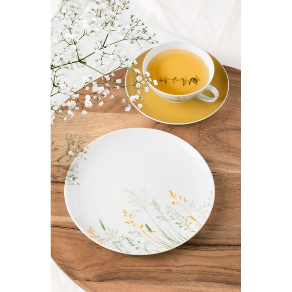 Serwis do herbaty dla 6 osób biały - porcelana Seltmann