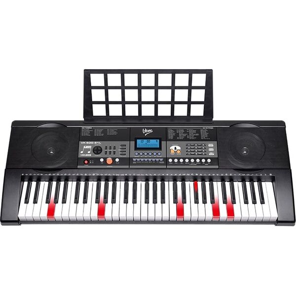 V-TONE VK 500-61L keyboard klawisze organy dla dzieci do nauki gry podświetlana klawiatura LED