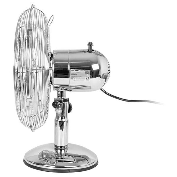 Wentylator stołowy 30cm SREBRNY