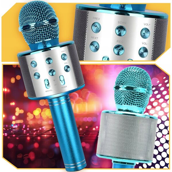 Mikrofon OEM Mikrofon multimedialny karaoke CR58 czarny