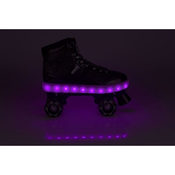 Nijdam Wrotki Flashing Glitter and Glamour czarne r. 37-38 (28367)