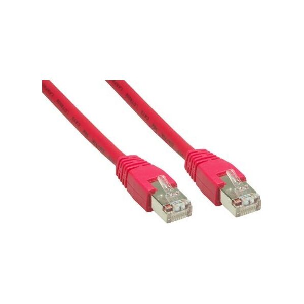 Good Connections Good Connections RNS® Patch Cable with Snap-in Protection, Cat. 6, S / FTP, PiMF, PVC, 250MHz, Red, 0.5m, Good Connections (8060-005R)