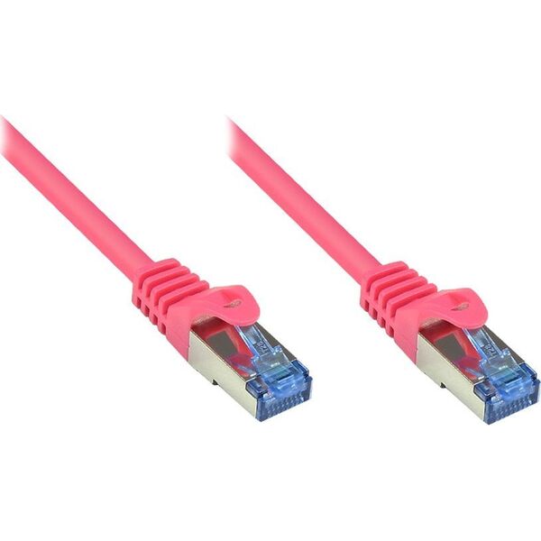 Good Connections Good Connections Alcasa GOOD CONNECTIONS - Patch- Cable - RJ- 45 (M) - RJ- 45 (M) - 0.5 m - pairs in metal foil (PiMf) - (Cat. 6a) - halogen free - magenta (8060- H005M)