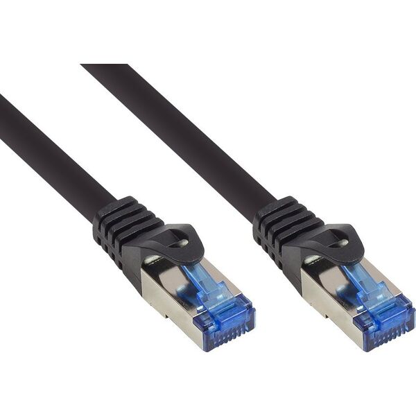 Good Connections RNS® Patch cable Smart FLEX, Cat.6A, S / FTP, PiMF, halogen free, 500MHz, black, 2m, Good Connections® (8060-SF020S)
