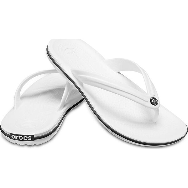 Japonki męskie Crocs Crocs Crocband Flip białe 11033 100