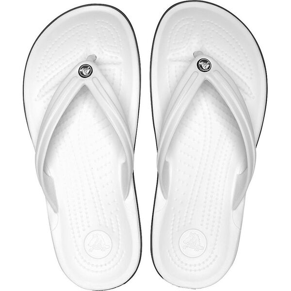 Japonki męskie Crocs Crocs Crocband Flip białe 11033 100