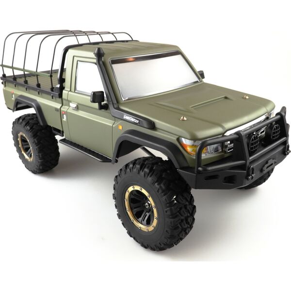 Amewi Model Samochodu Rc Amxrock Rcx8Bs Scale Crawler Pick Up 1:8 Rtr Mattgrn Szczotkowy 2 4 Ghz