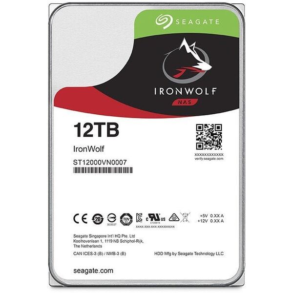 Serwer plików Qnap Qnap TS-462-4G + Seagate IronWolf 12TB (ST12000VN0008)