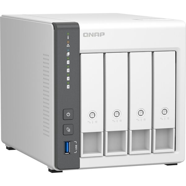 Serwer plików Qnap Qnap TS-433-4G + Seagate IronWolf 12TB (ST12000VN0008)