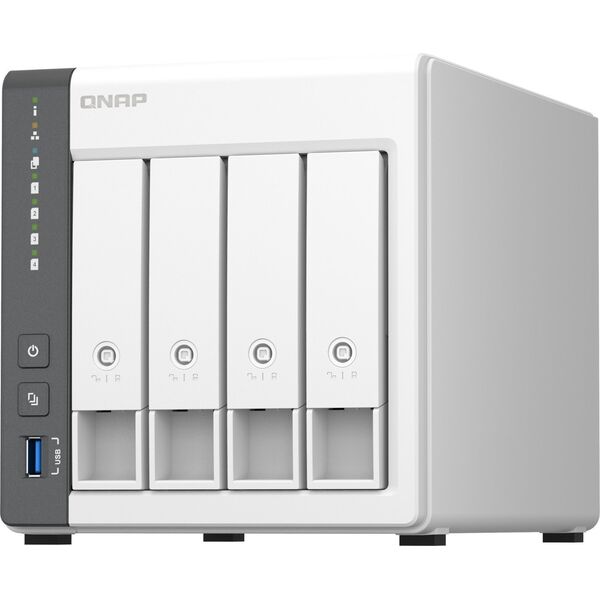 Serwer plików Qnap Qnap TS-433-4G + Seagate IronWolf 12TB (ST12000VN0008)