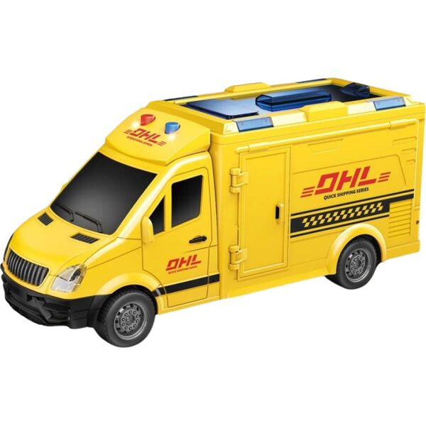 Samochód Dostawczy DHL Dla Dzieci Z Efektami Świetlnymi I Dźwiękowymi