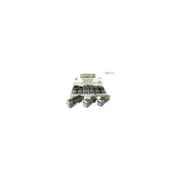 Samochody ciezarowe metal 6 sztuk art. 2211-5