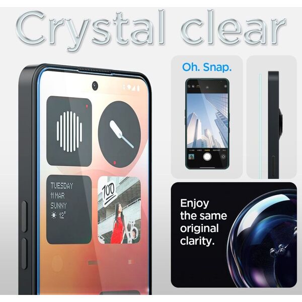 Spigen GLAS.TR EZ FIT - Szkło hartowane do Nothing Phone 3a / 3a Pro