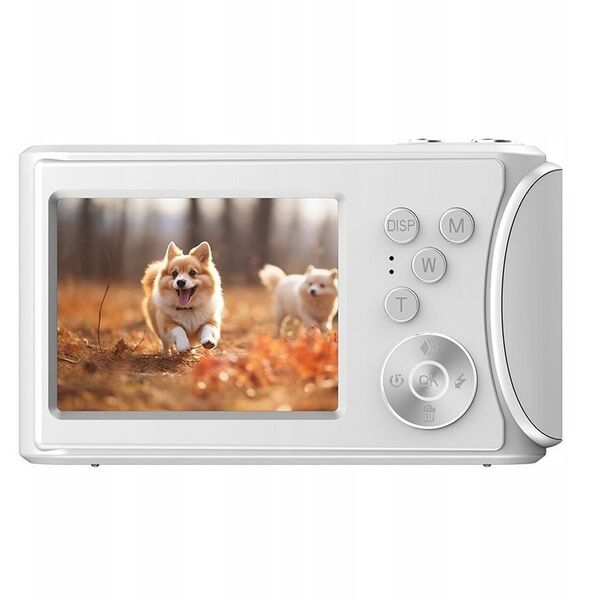Aparat Cyfrowy Zdjęcia 64mp Filmy 4k / 30fps 18x Zoom Antishake / Xrec Q18 / Biały