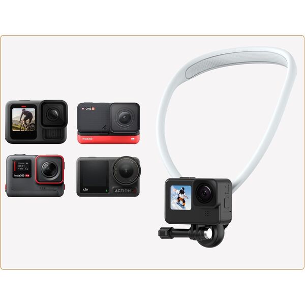 Opaska Uchwyt Na Szyję Do Gopro Hero 13 12 11 10 Xiaomi Sjcam Insta360 Dji / Ac-01 Se