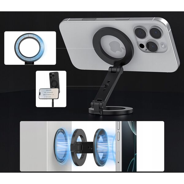 Uchwyt Mocowanie 2x Magnes Magnetyczne Na Telefon Smartfon Iphone Mag Safe Magsafe/ Vrig / Mg-26