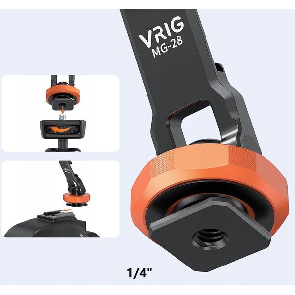 Uchwyt Mocowanie Magnetyczne Magnes Iso + 1/4"" Na Telefon Iphone Magsafe / Mg-28