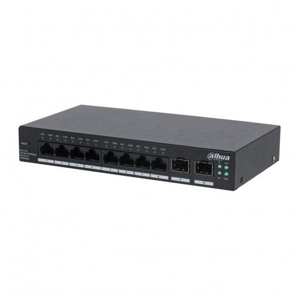 Switch zarządzalny Dahua CS4210-8GT 8x1GbE 2xSFP uplink