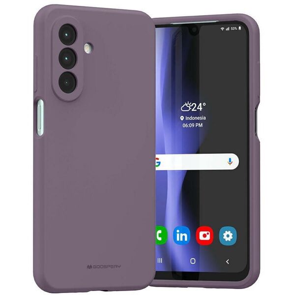 Etui Mercury Silicone do Samsung Galaxy  A26 fioletowy