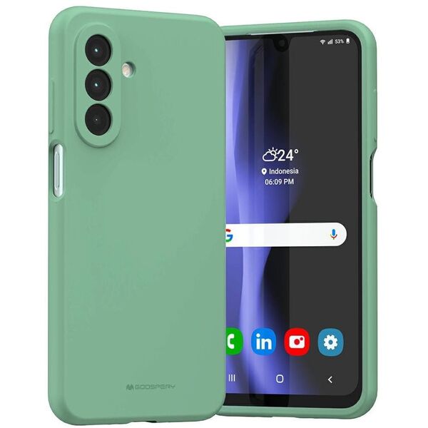 Etui Mercury Silicone do Samsung Galaxy  A26 zielony