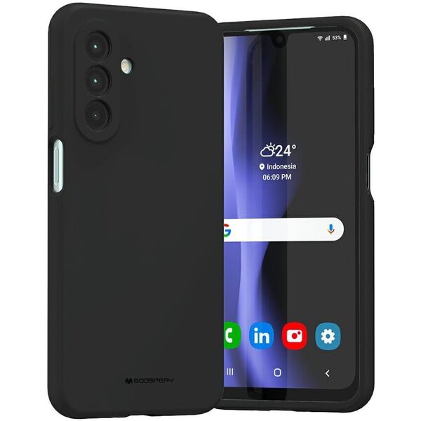 Etui Mercury Silicone do Samsung Galaxy  A26 czarny