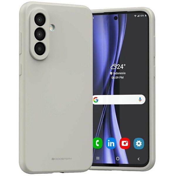 Etui Mercury Silicone do Samsung Galaxy  A56 kamienny