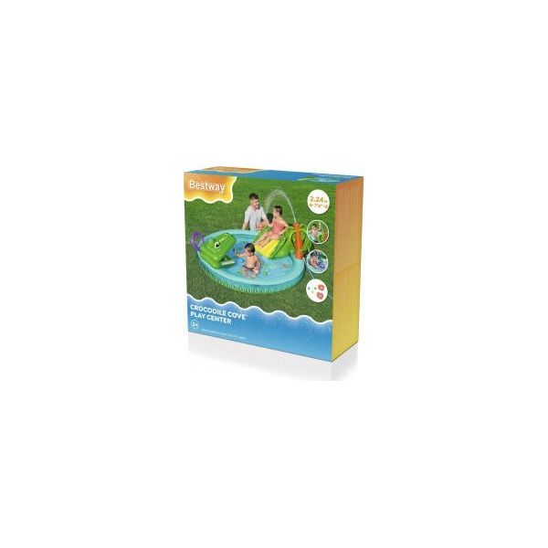 Bestway 53166 Wodny plac zabaw Zatoka krokodyli 2.24m x 1.81m x 72cm