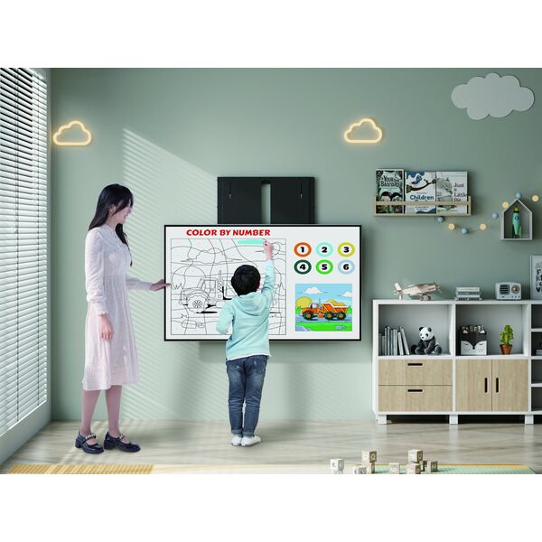 Equip 650345 uchwyt do telewizorów 2,18 m (86") Czarny