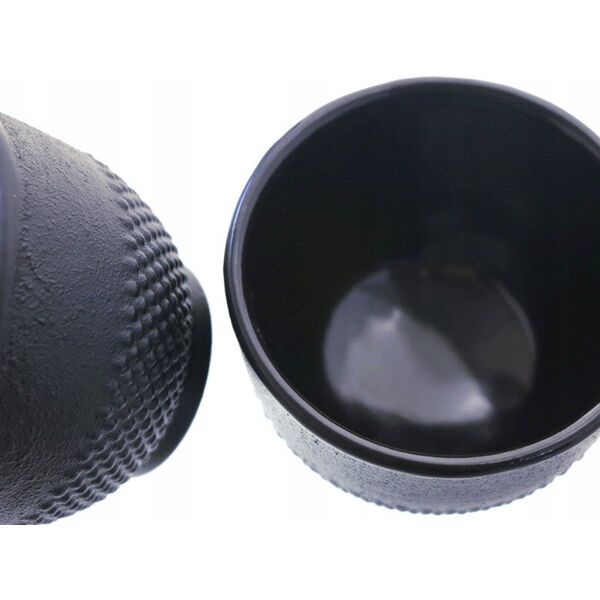 Czarki do herbaty MPLCo żeliwne czarne 150 ml 2 szt.