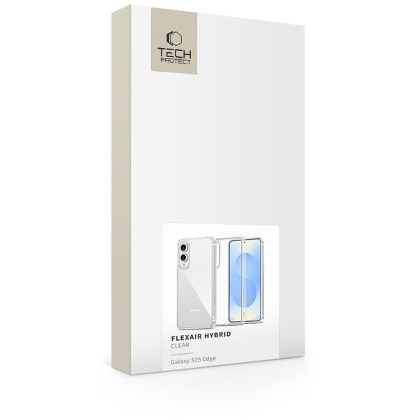 Etui Tech-Protect Flexair Hybrid Samsung Galaxy S25 Edge Clear