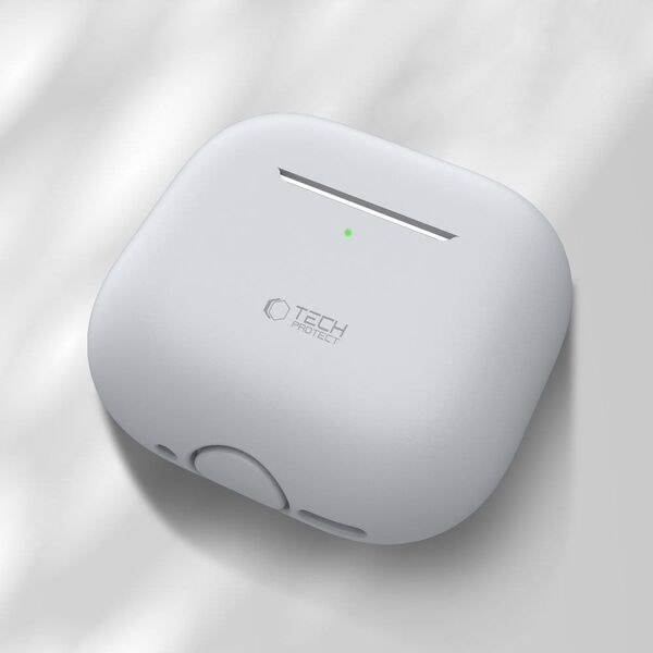 Etui Tech-Protect Silicone na Apple AirPods 4 - szare
