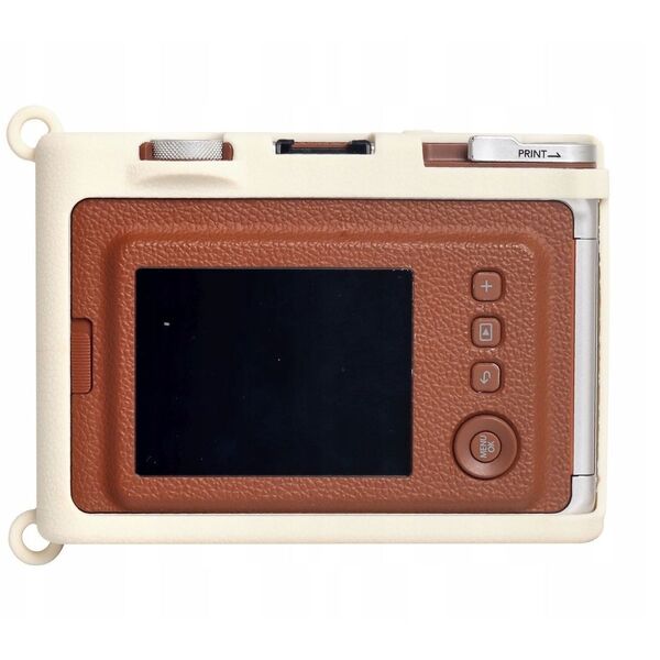 Futerał Etui Pokrowiec Case Silikon Do Fuji Fujifilm Instax Mini Evo / Biały