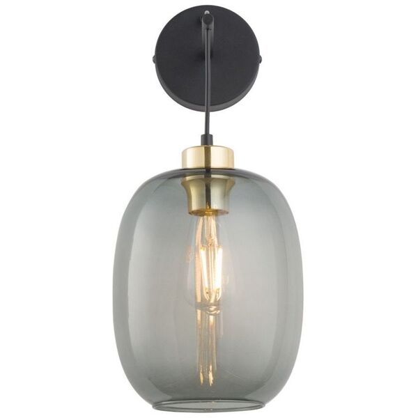 TK Lighting Delta 6481 kinkiet lampa ścienna 1x15W E27 grafitowy/czarny