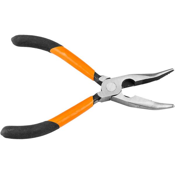 Szczypce wydłużone wygięte 160 mm