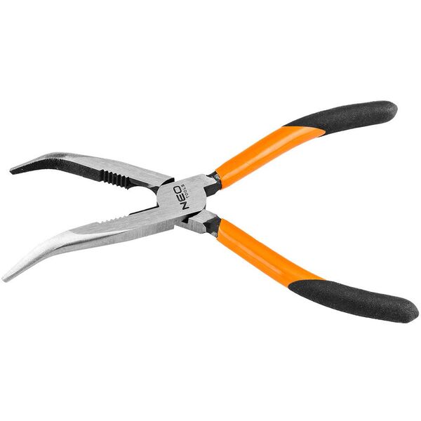 Szczypce wydłużone wygięte 200 mm