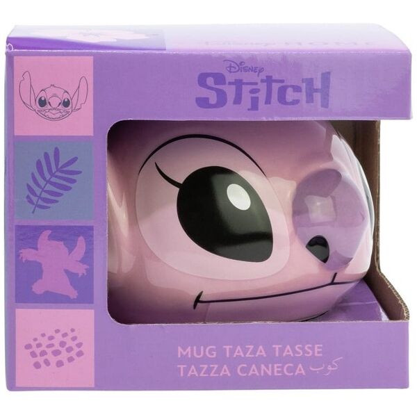 Disney Stitch - Kubek ceramiczny 3D w pudełku prezentowym z kolekcji Angel 375 ml