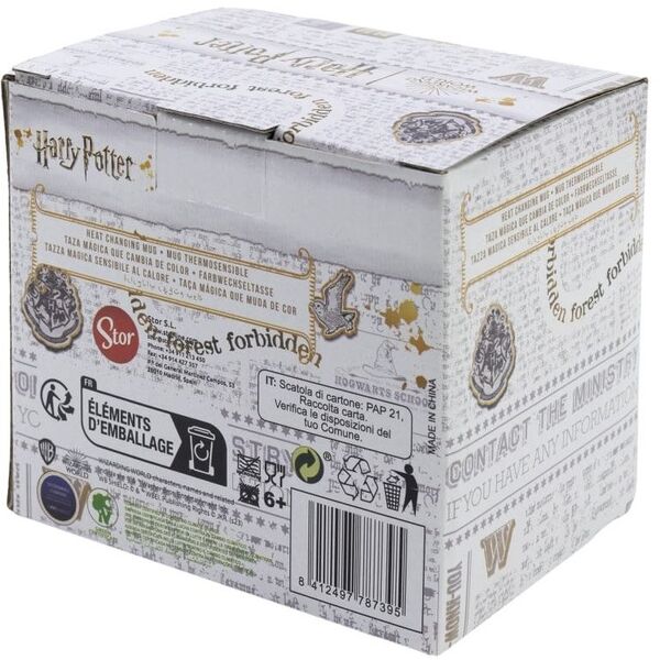 Harry Potter - Kubek ceramiczny zmieniający kolor w pudełku prezentowym 325 ml
