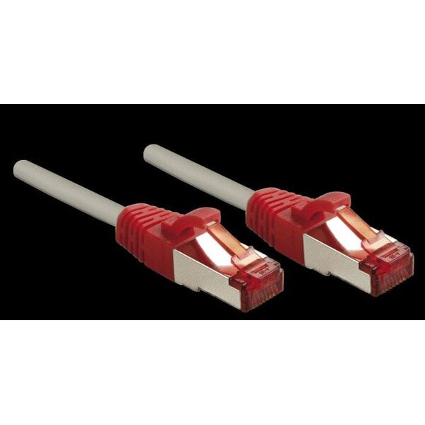Lindy CrossOver Cat.6 S/FTP 15m kabel sieciowy Szary Cat6 S/FTP (S-STP)