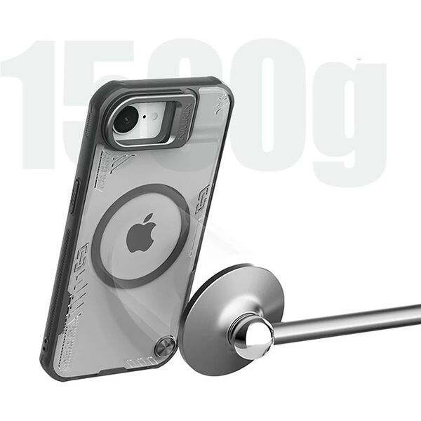 Etui Nillkin Iceblade Prop Magnetic z podstawką na iPhone 16e - czarne