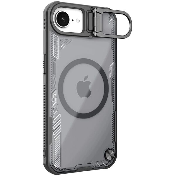 Etui Nillkin Iceblade Prop Magnetic z podstawką na iPhone 16e - czarne