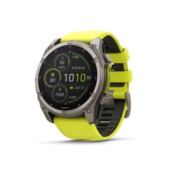 SMARTWATCH FENIX 8 SAPP. SOLAR/YELLOW 010-02907-21 GARMIN