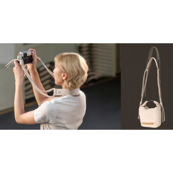 K&F Concept Urban Wander Sling U11 Torba fotograficzna 5 L beżowa
