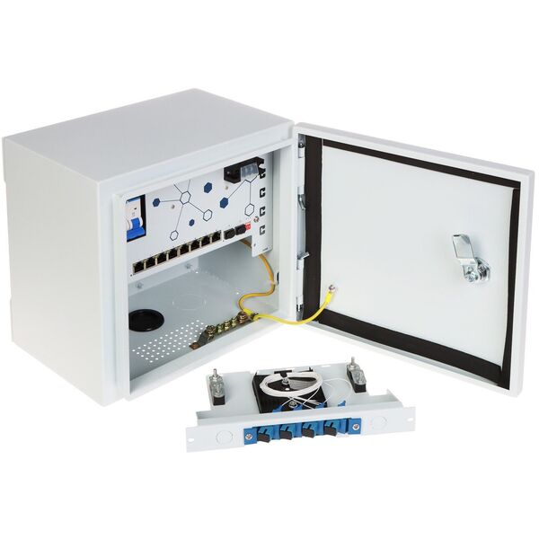 ZEWNĘTRZNY PUNKT DYSTRYBUCJI KAMER EXPERT-POE/OTD-8G2GSFP 8 PoE + 2 x SFP