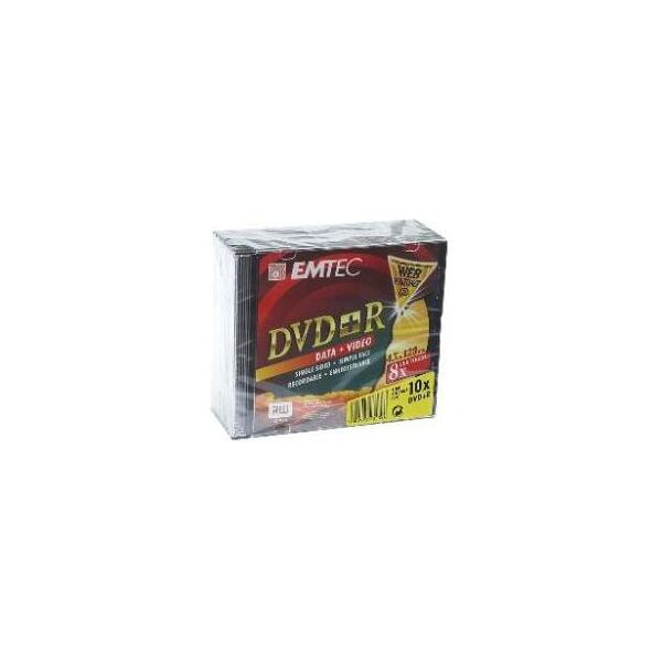 Emtec DVD+R/10/Slim 4.7GB 16x